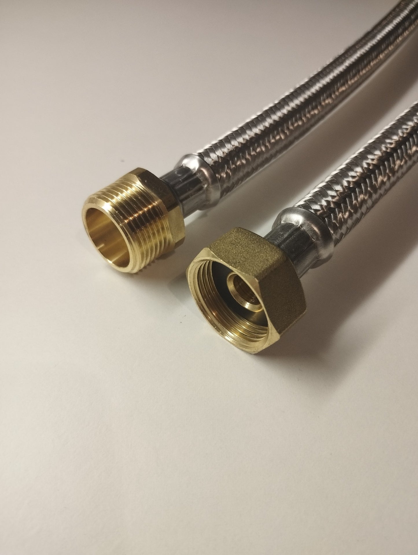 Flexschlauch DN13 3/4" IG x 3/4" AG mit Edelstahlumflechtung