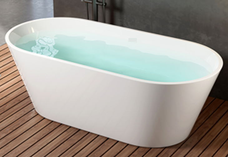 Freistehende Acryl-Badewanne K2138-67 – 170 × 80 cm